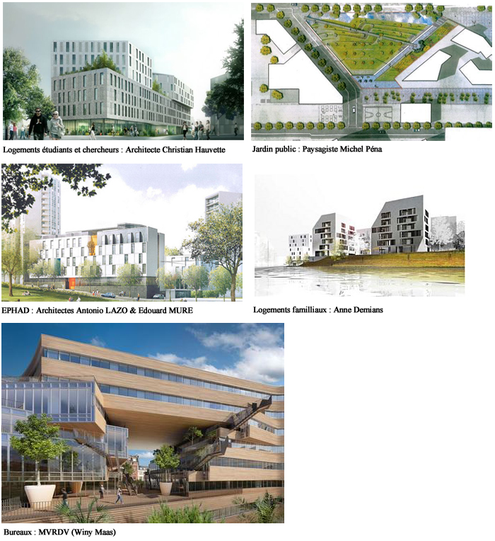 Les projets architecturaux choisis